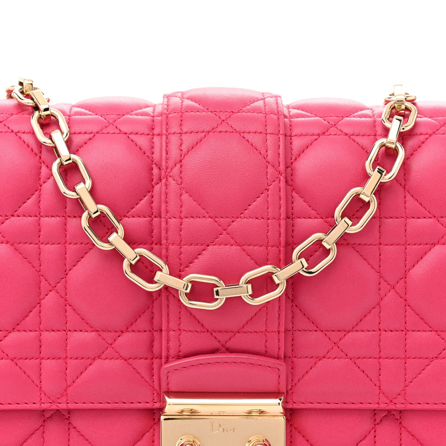 Christian Dior Lambskin Cannage Medium Miss Dior Flap 9 of 11