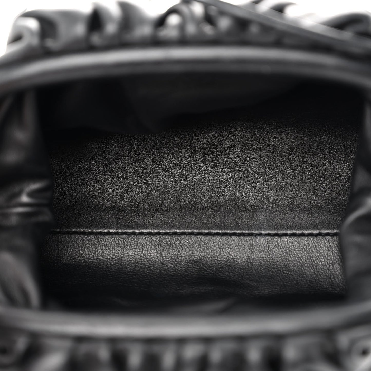 Butter Calfskin The Mini Pouch Black