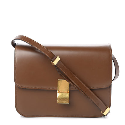 Celine Box Calfskin Medium Classic Box Flap Bag Camel 1 of 11