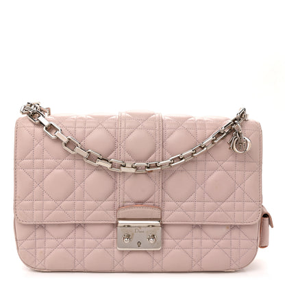 Christian Dior Lambskin Cannage Miss Dior Promenade Pouch Pink 1 of 10