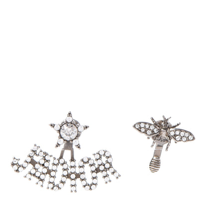 Christian Dior Palladium Crystal J'adior Earrings 1 of 5