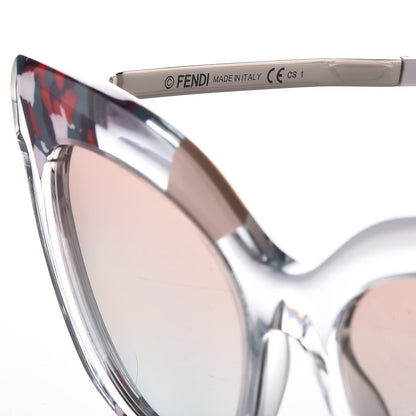 Fendi Oversized Jungle Sunglasses FF 0179/S Azure Crystal 6 of 7