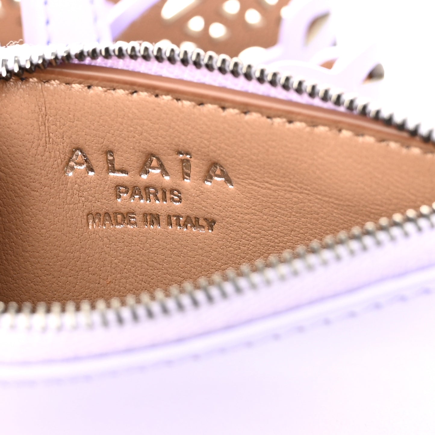 Calfskin Vienne Wave Mina 20 Bag Parme Clair