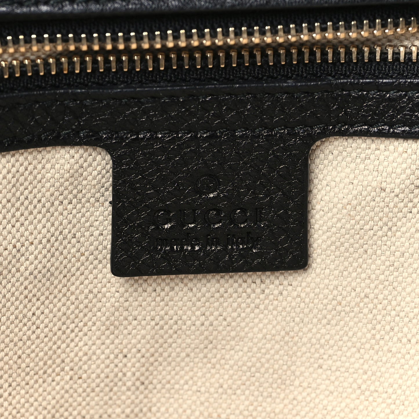 Pebbled Calfskin Old Libeccio Miss GG Tote Black