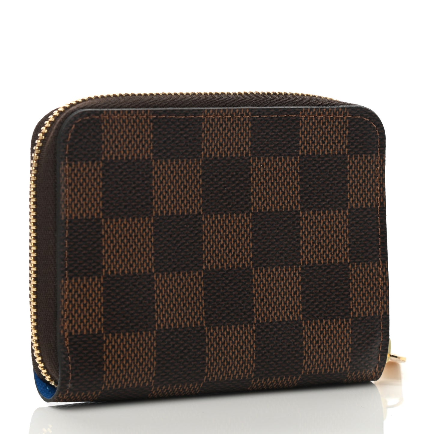 Damier Ebene 2019 Christmas Animation Zippy Coin Purse Blue