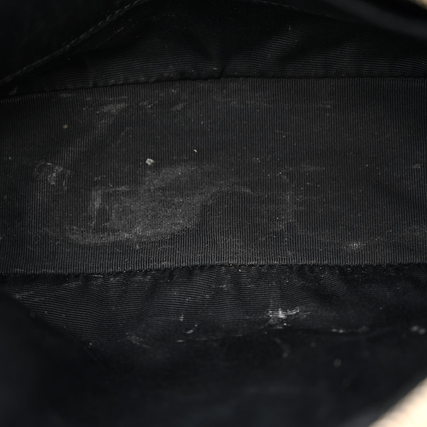 Saint Laurent Calfskin Matelasse Monogram Lou Camera Bag Dark Beige 8 of 15