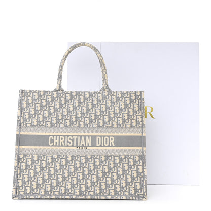 Christian Dior Oblique Large Book Tote Grey 14 of 14