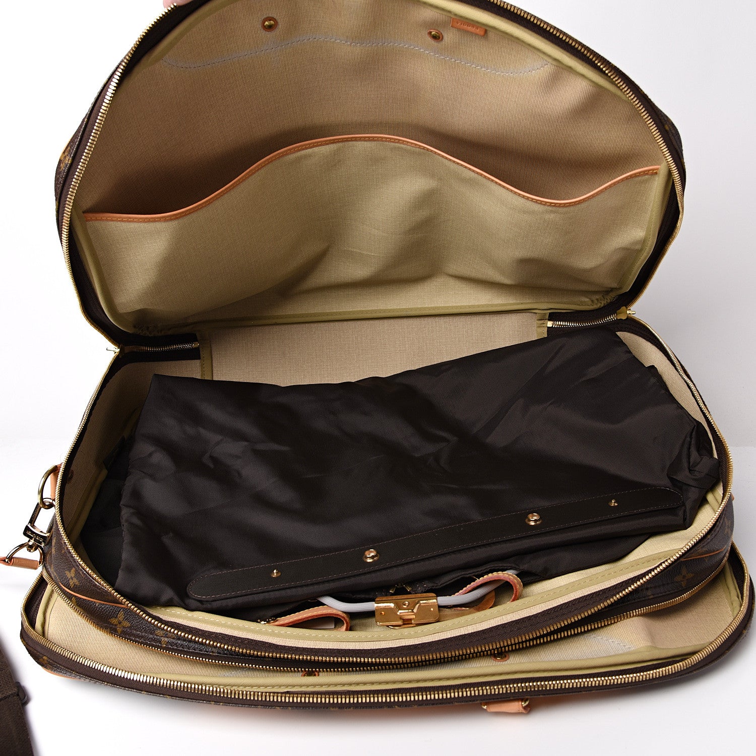 Louis Vuitton Monogram Alize 2 Compartment Luggage Travel Bag 5 of 18