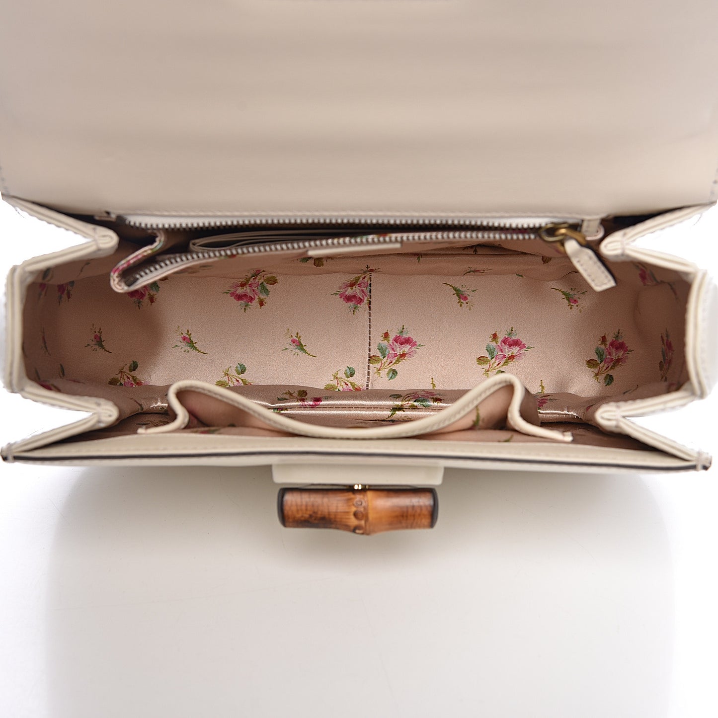 Calfskin Plexiglass Medium Classic 2 Top Handle Bag White