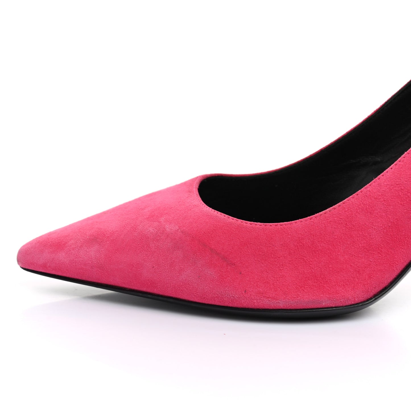 Suede Calfskin Anja 85 Pumps 38 Hot Pink