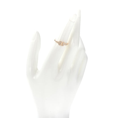 Tiffany 18K Rose Gold Diamond T Wire Ring 52 6 2 of 5