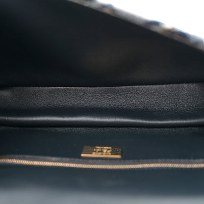 Fendi Velvet Tappetino Marble Baguette Bleu Multicolor 5 of 10