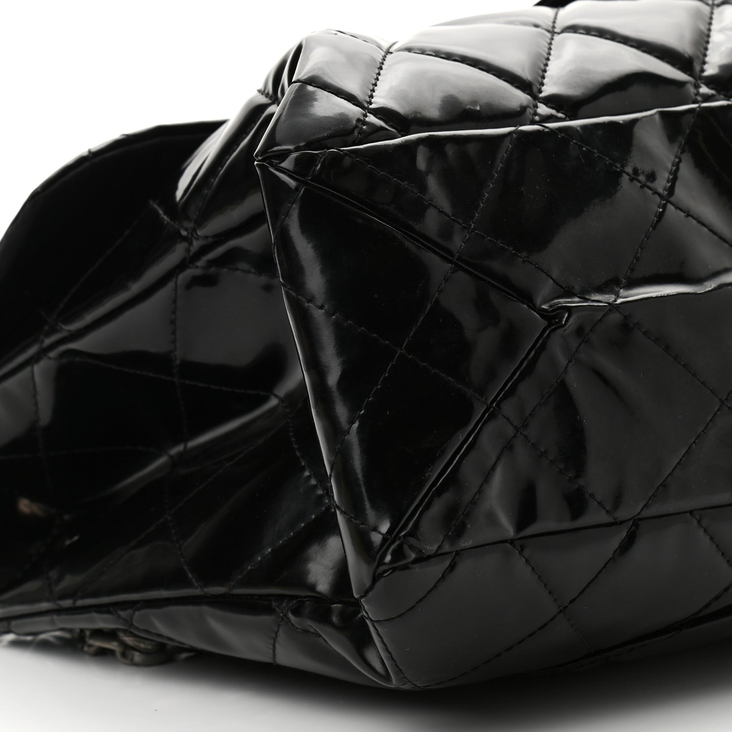 Vinyl Quilted XXL Reissue Flap Black