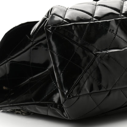 Chanel Vinyl Quilted XXL Reissue Flap Black 8 of 9
