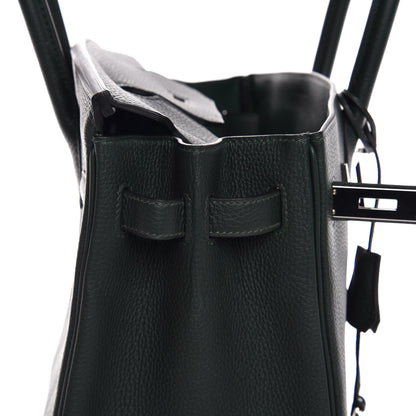 Hermes Togo Birkin 30 Vert Fonce 26 of 32
