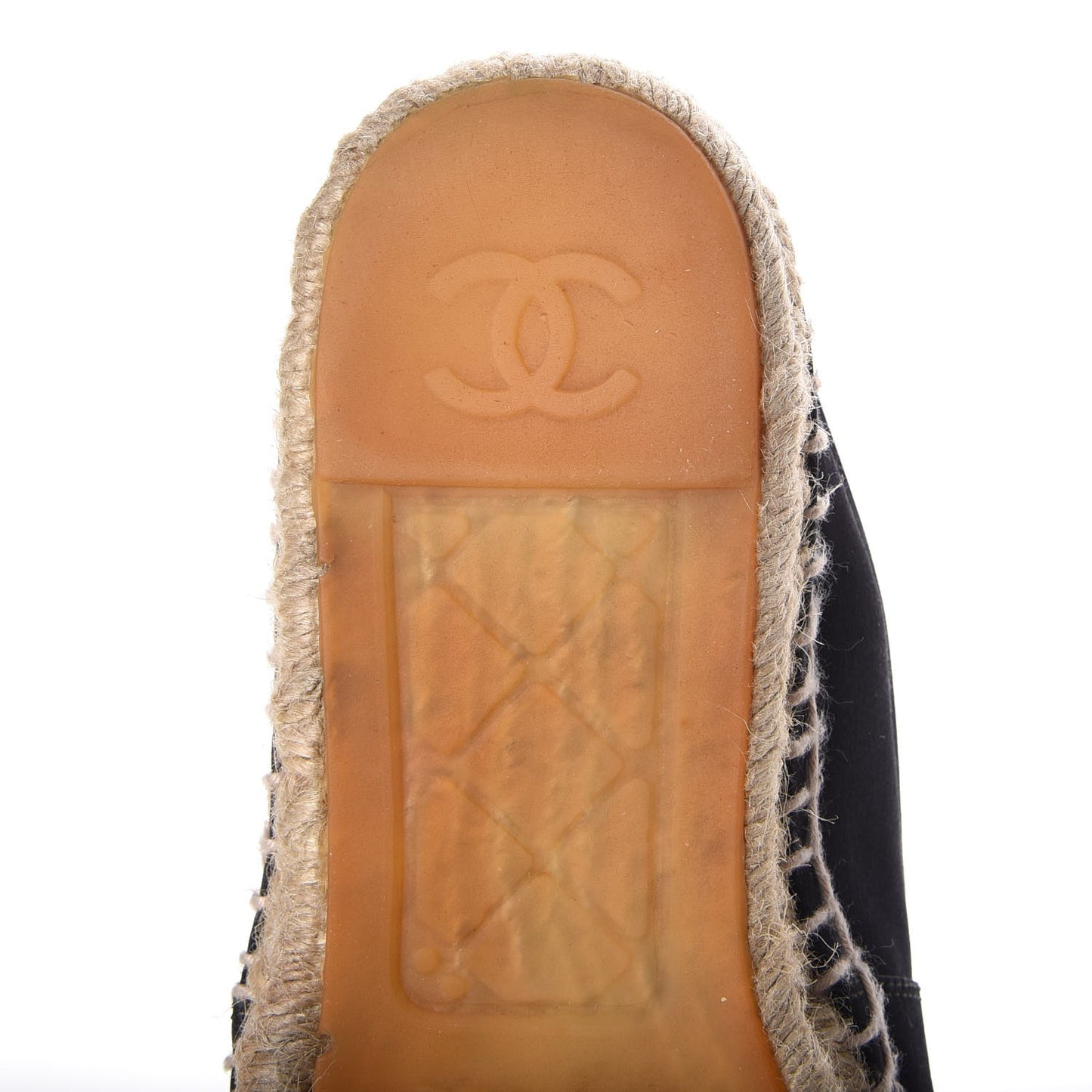 Satin CC Espadrilles 41 Black