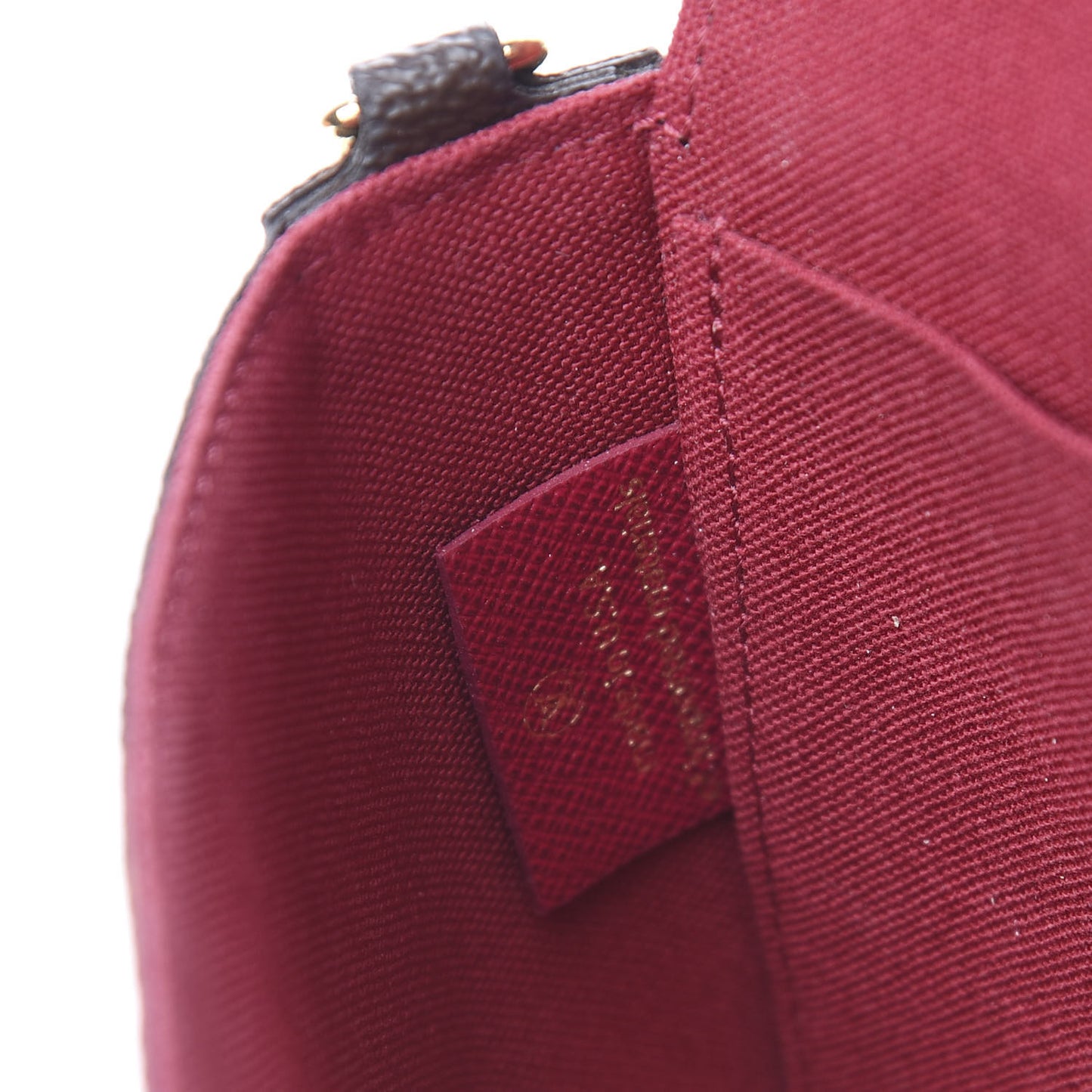Monogram Pochette Felicie Chain Wallet Fuchsia