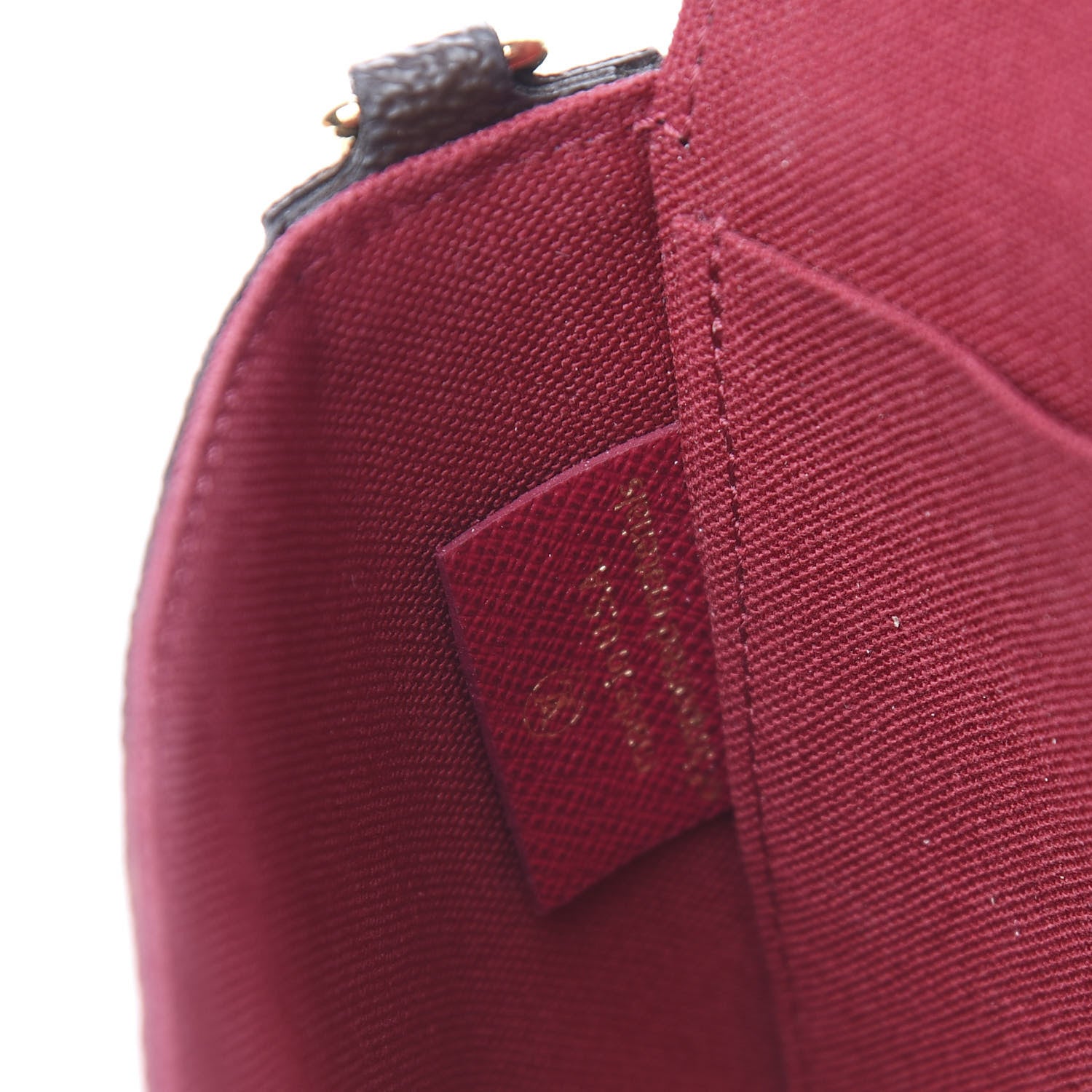 Louis Vuitton Monogram Pochette Felicie Chain Wallet Fuchsia 8 of 15
