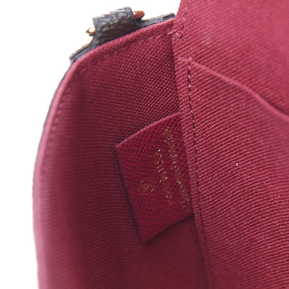 Louis Vuitton Monogram Pochette Felicie Chain Wallet Fuchsia 8 of 15