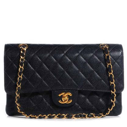 Chanel Caviar Quilted Medium Double Flap Black 1 of 8