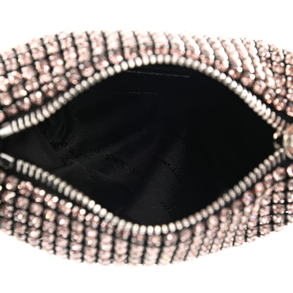 Alexander Wang Mesh Crystal Rhinestone Mini Heiress Pouch Pink 5 of 8