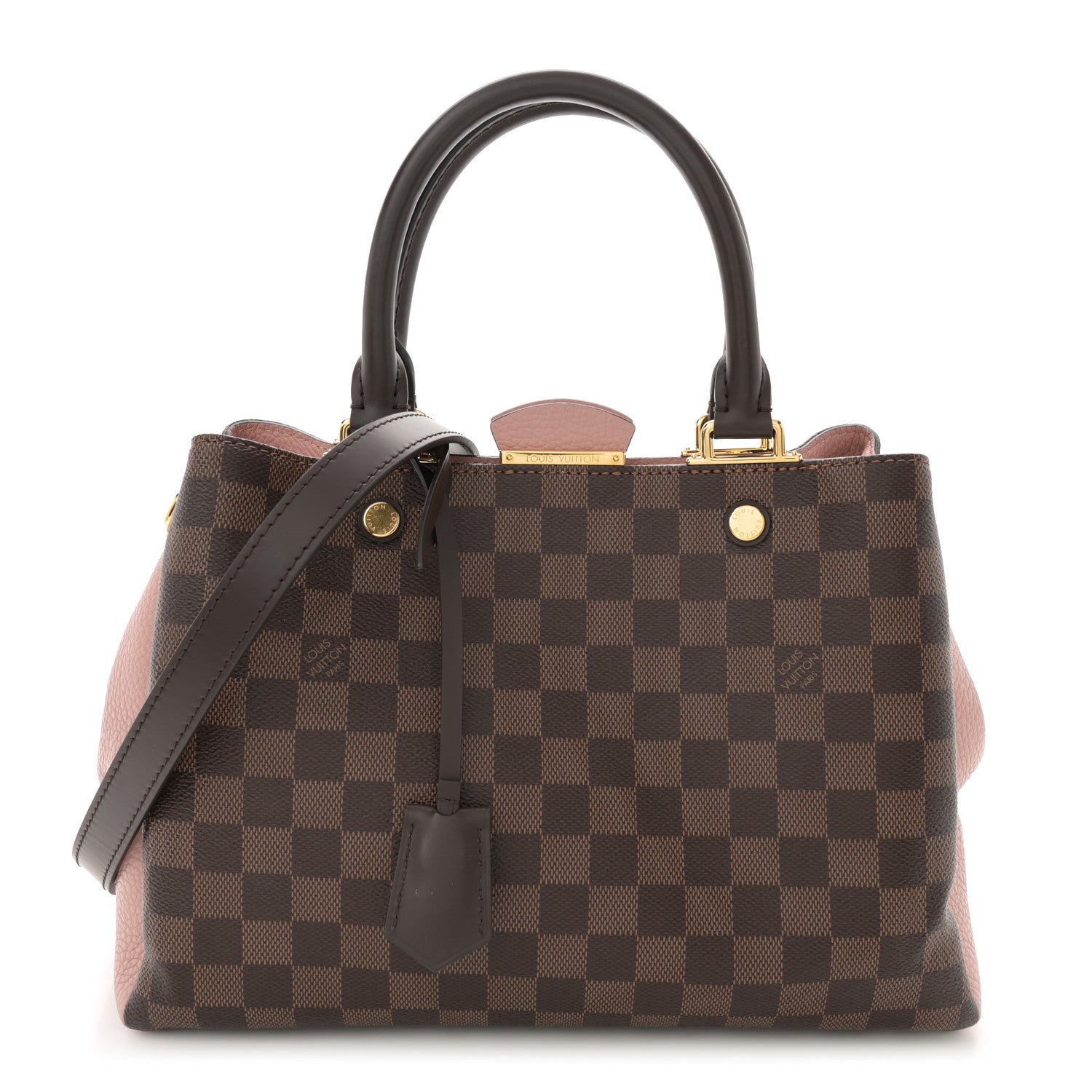 Louis Vuitton Damier Ebene Cuir Taurillon Brittany Magnolia 1 of 11