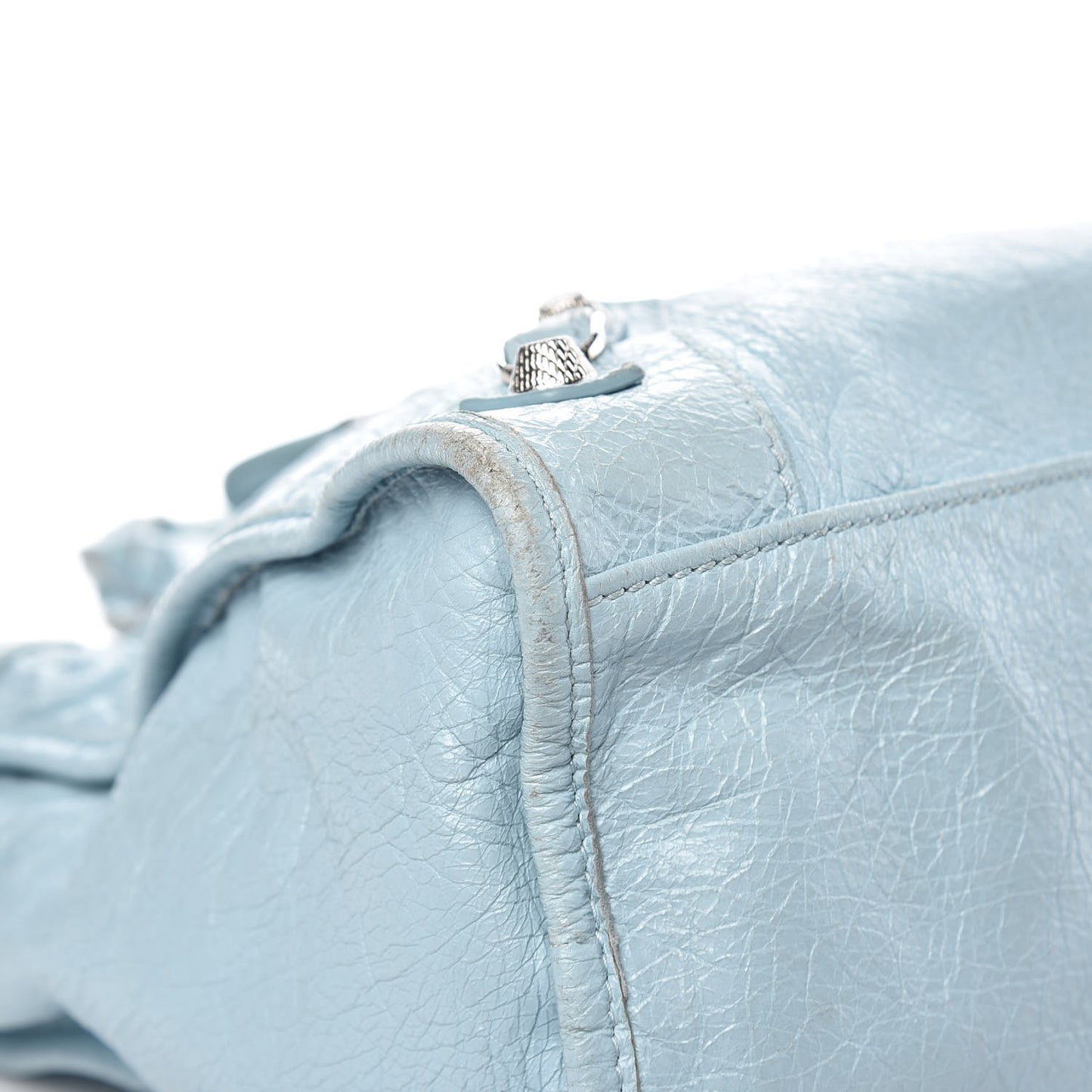 Agneau Giant 12 Silver Hardware City Bleu Dragee