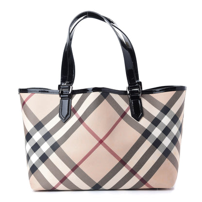 Burberry Supernova Check Small Nickie Tote Black 2 of 10