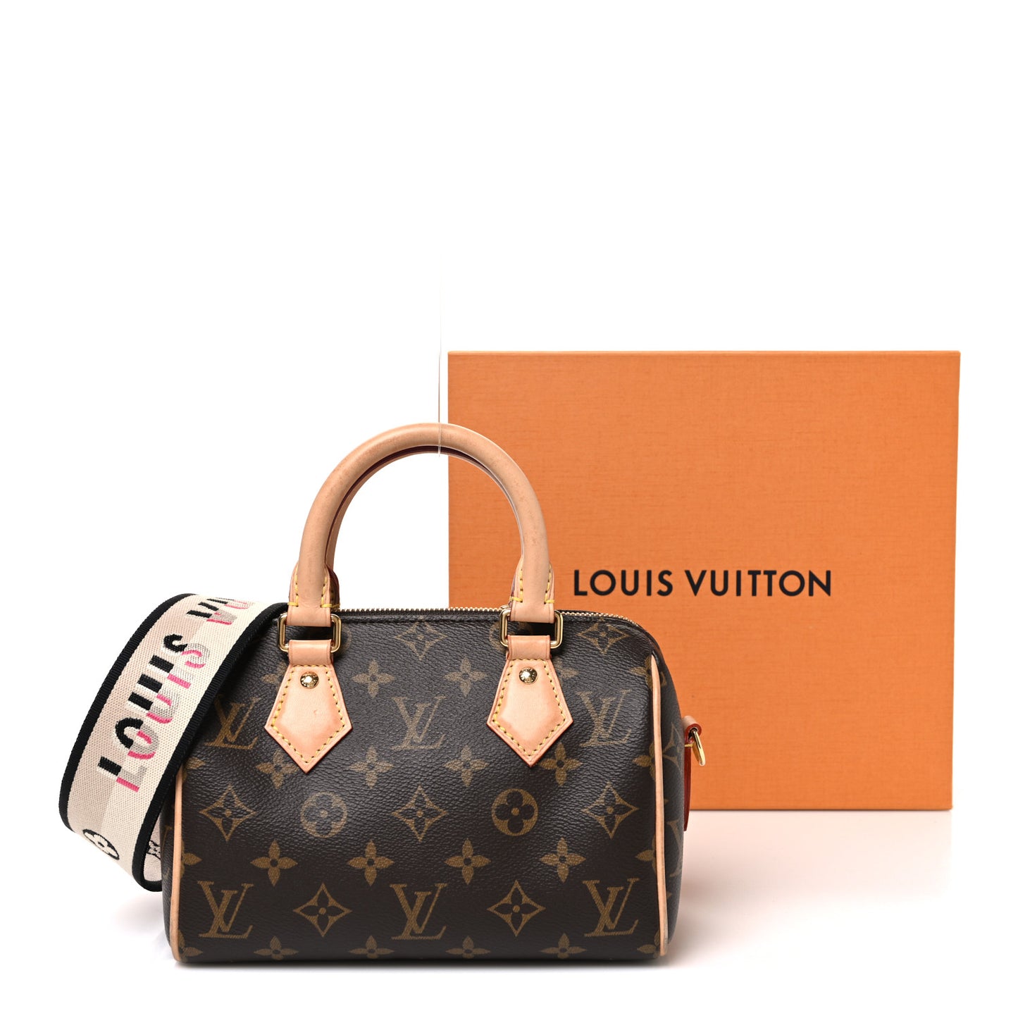 Monogram Speedy Bandouliere 20 Black