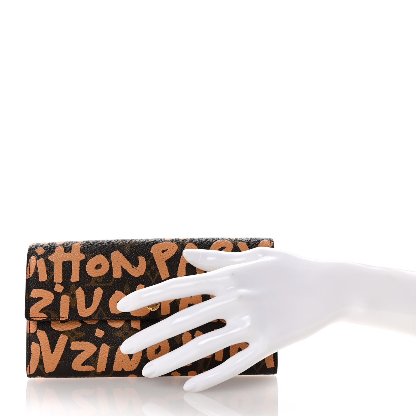 Monogram Graffiti Porte-Monnaie Wallet Peach