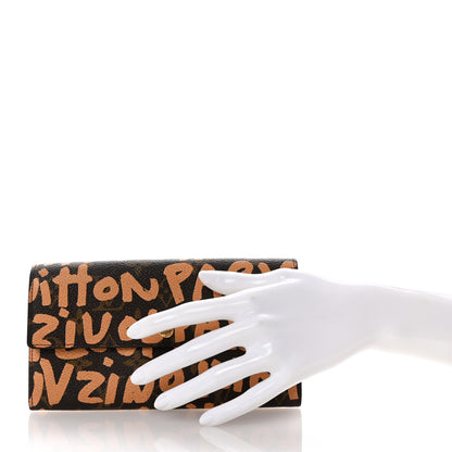 Louis Vuitton Monogram Graffiti Porte-Monnaie Wallet Peach 2 of 6
