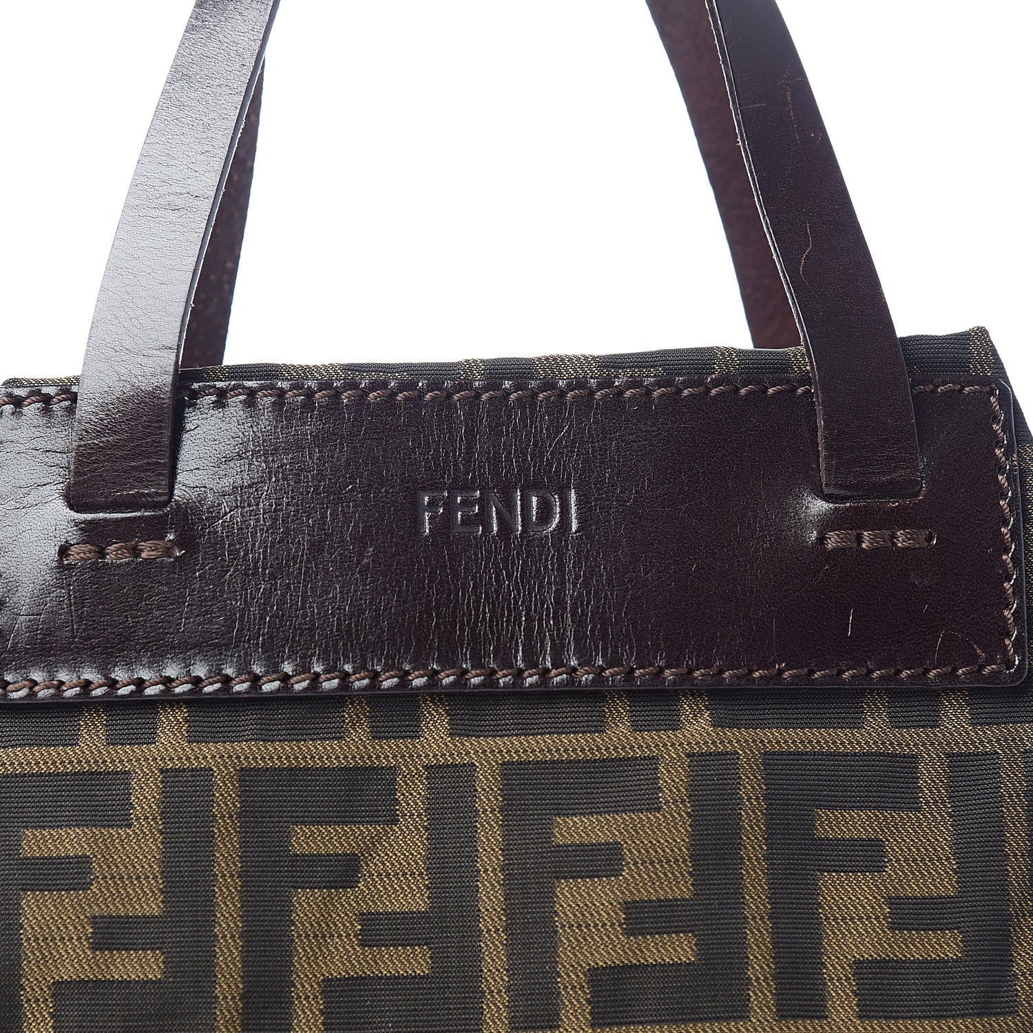 Fendi Zucca Mini Tote Tobacco 10 of 10
