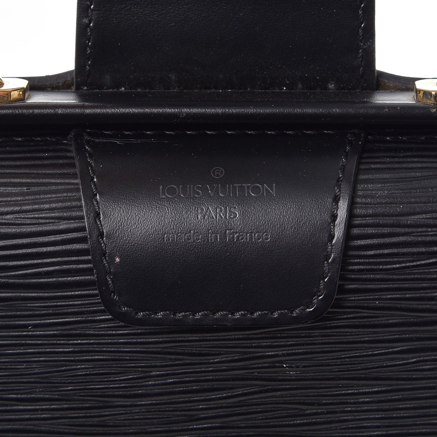 Epi Serviette Fermoir Briefcase Black