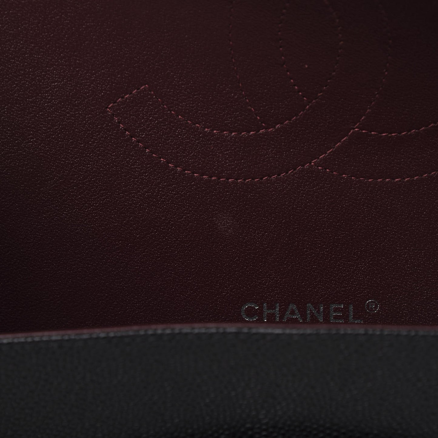 Caviar Quilted Maxi Double Flap Black