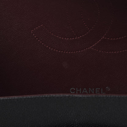Chanel Caviar Quilted Maxi Double Flap Black 12 of 14