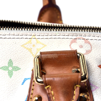 Louis Vuitton Monogram Multicolor Speedy 30 White 7 of 9
