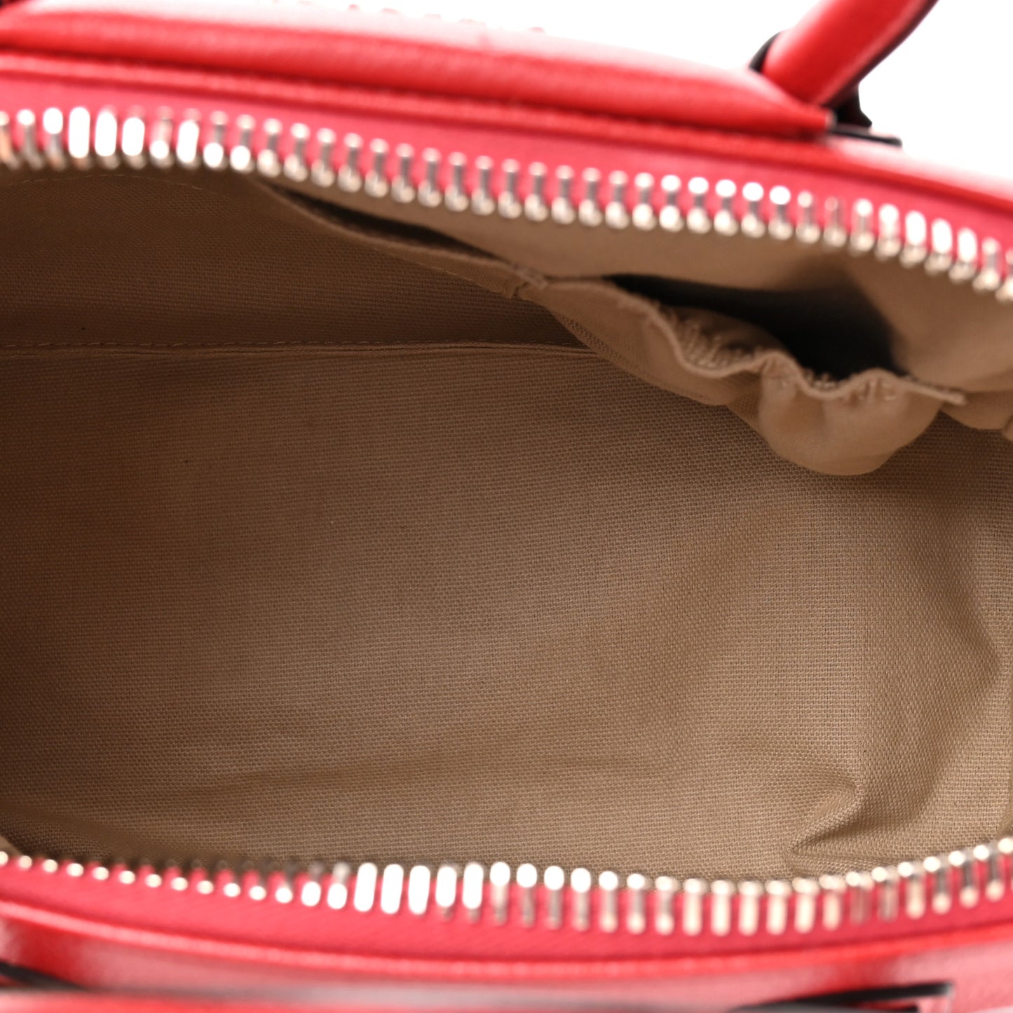Sugar Goatskin Small Antigona Vermillon