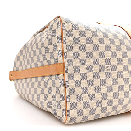 Louis Vuitton Damier Azur Keepall Bandouliere 55 8 of 10