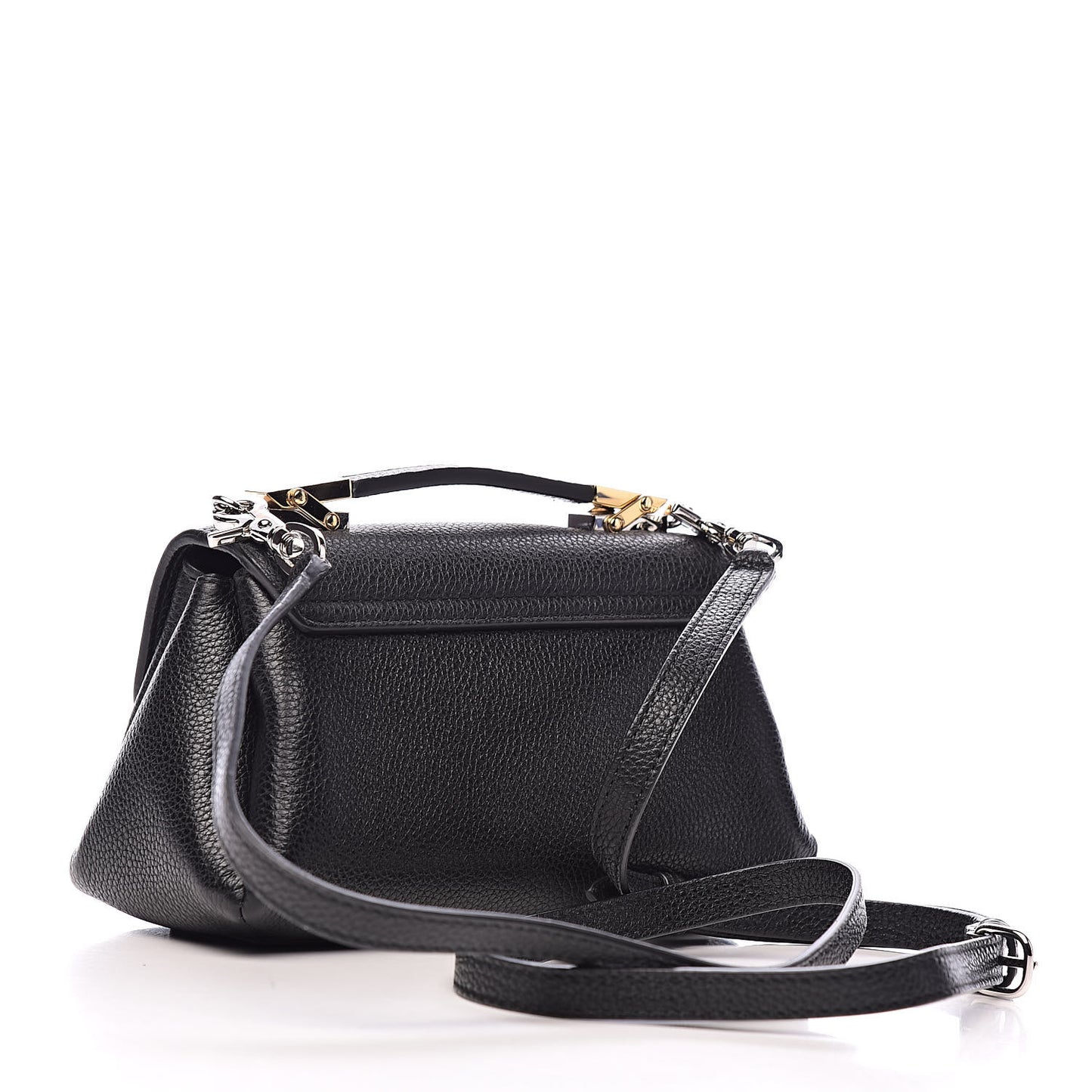 Grained Calfskin Le Dix Nano Soft Cartable Black