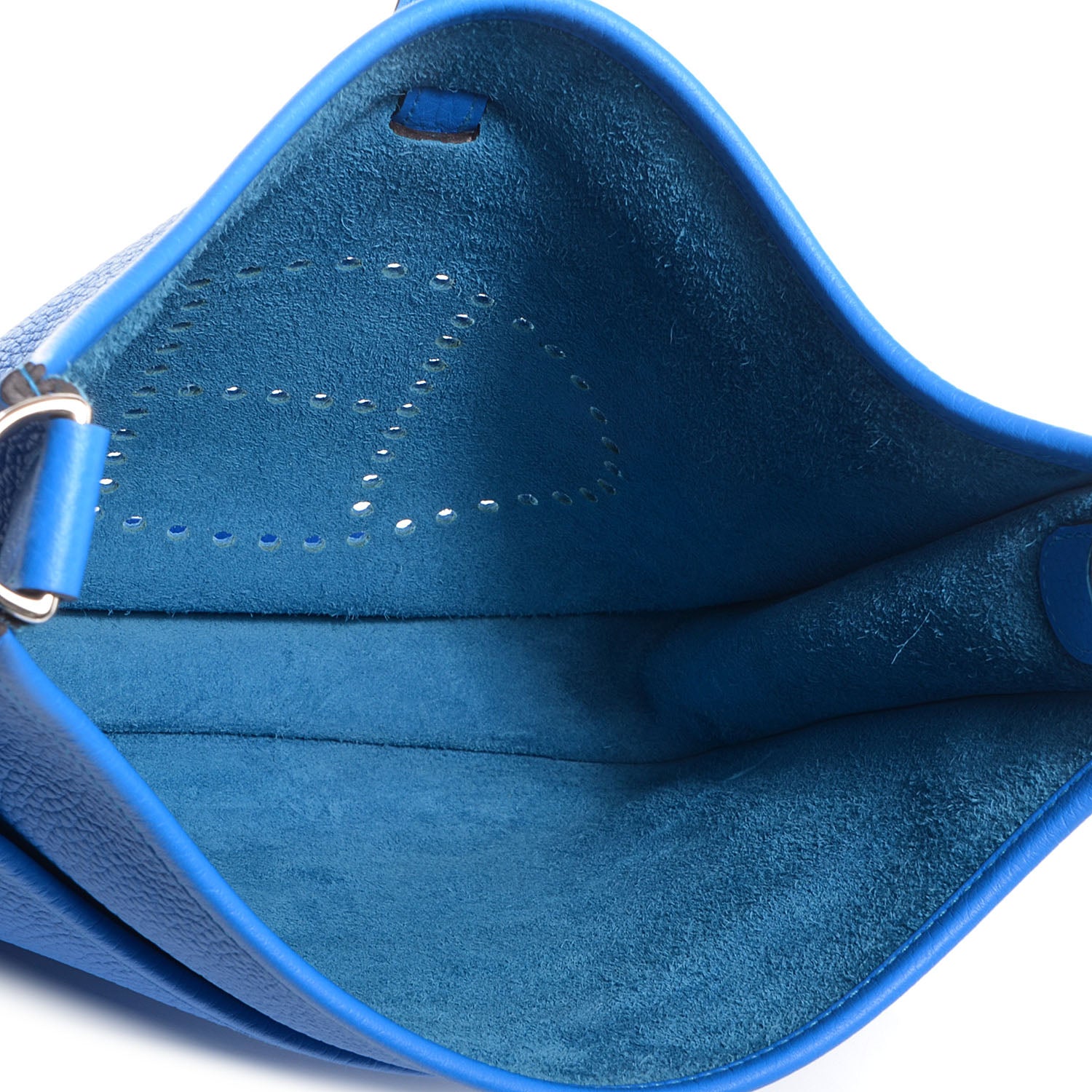 Hermes Taurillon Clemence Evelyne III PM Bleu Hydra 12 of 16