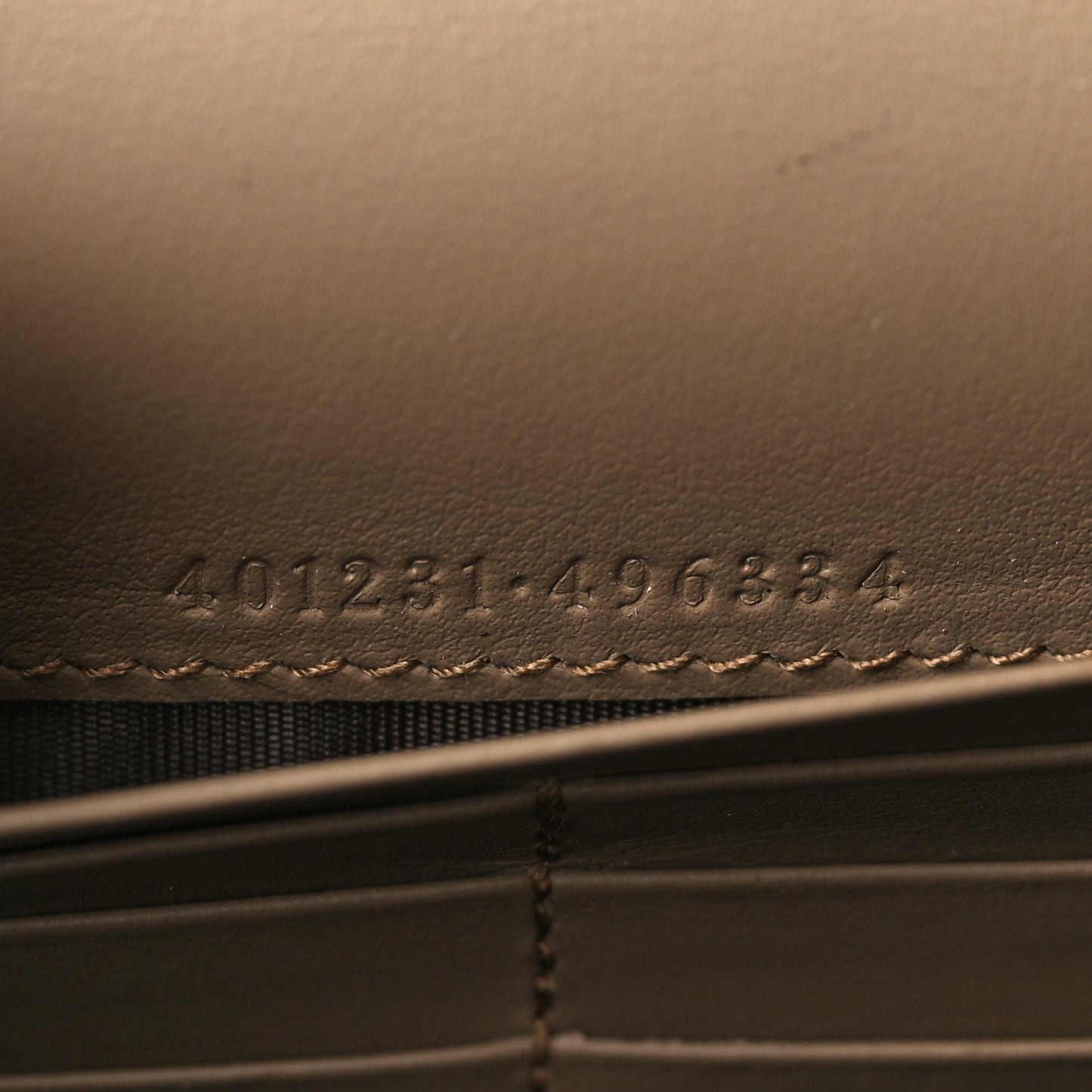 GG Supreme Monogram Mini Dionysus Chain Wallet Beige Taupe