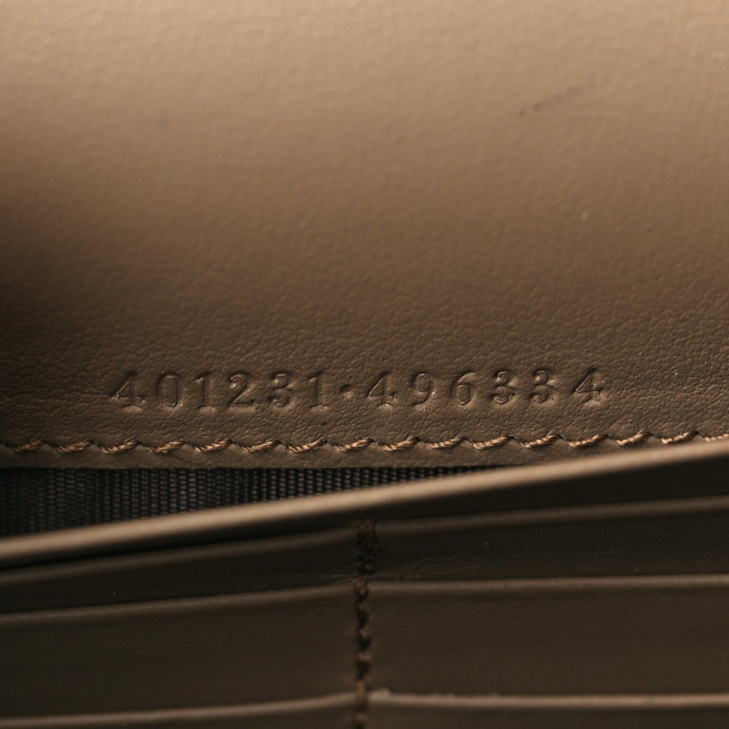 Gucci GG Supreme Monogram Mini Dionysus Chain Wallet Beige Taupe 7 of 9