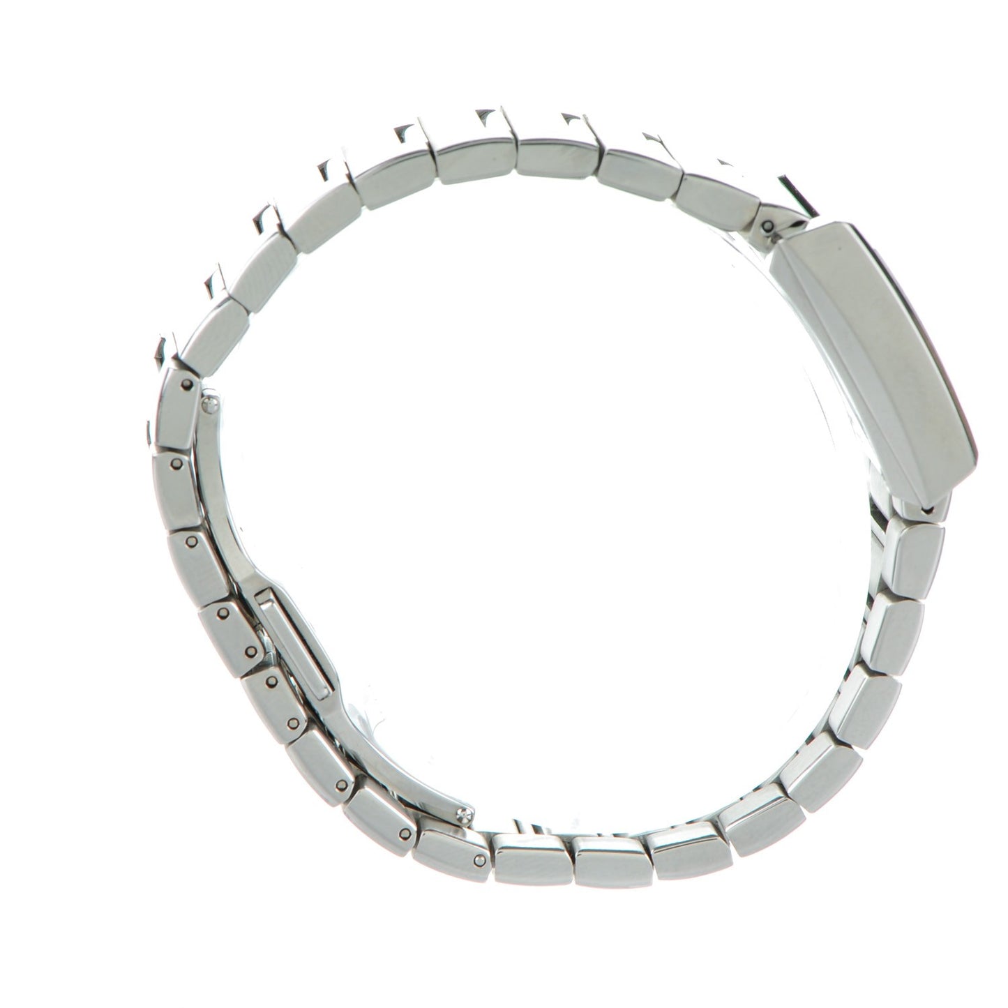 Stainless Steel Diamond Bezel Mother of Pearl 31mm 100L Quartz Watch