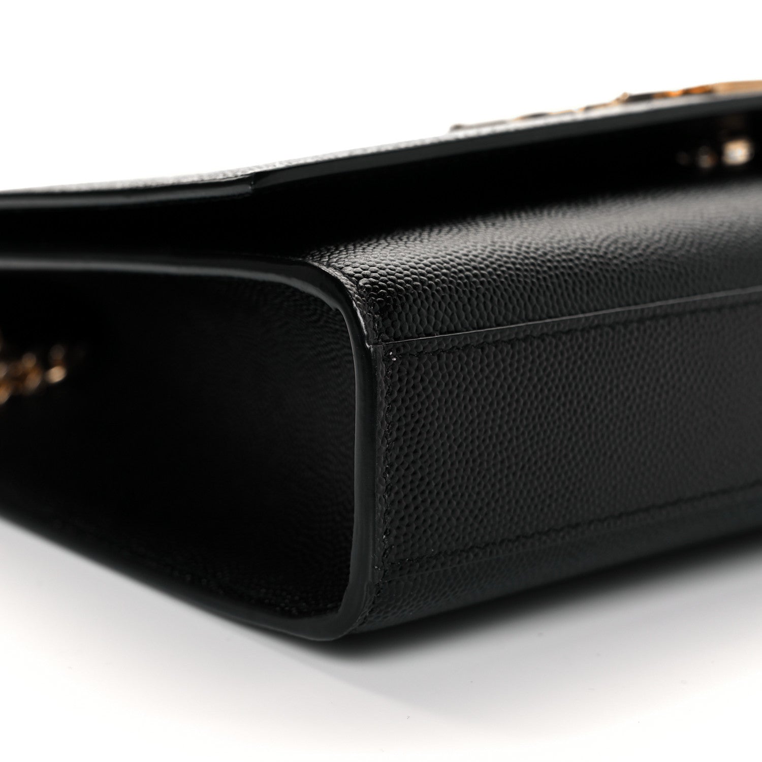 Saint Laurent Grain De Poudre Medium Classic Monogram Kate Satchel Black 7 of 8