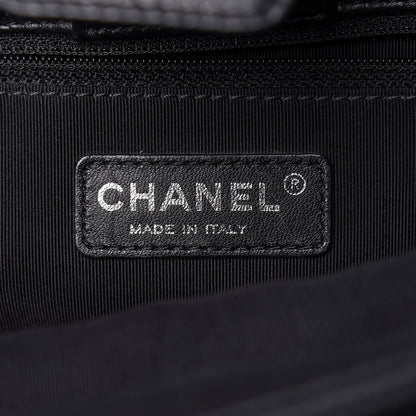 Chanel Deerskin Cerf Executive Shopper Tote Black 7 of 12