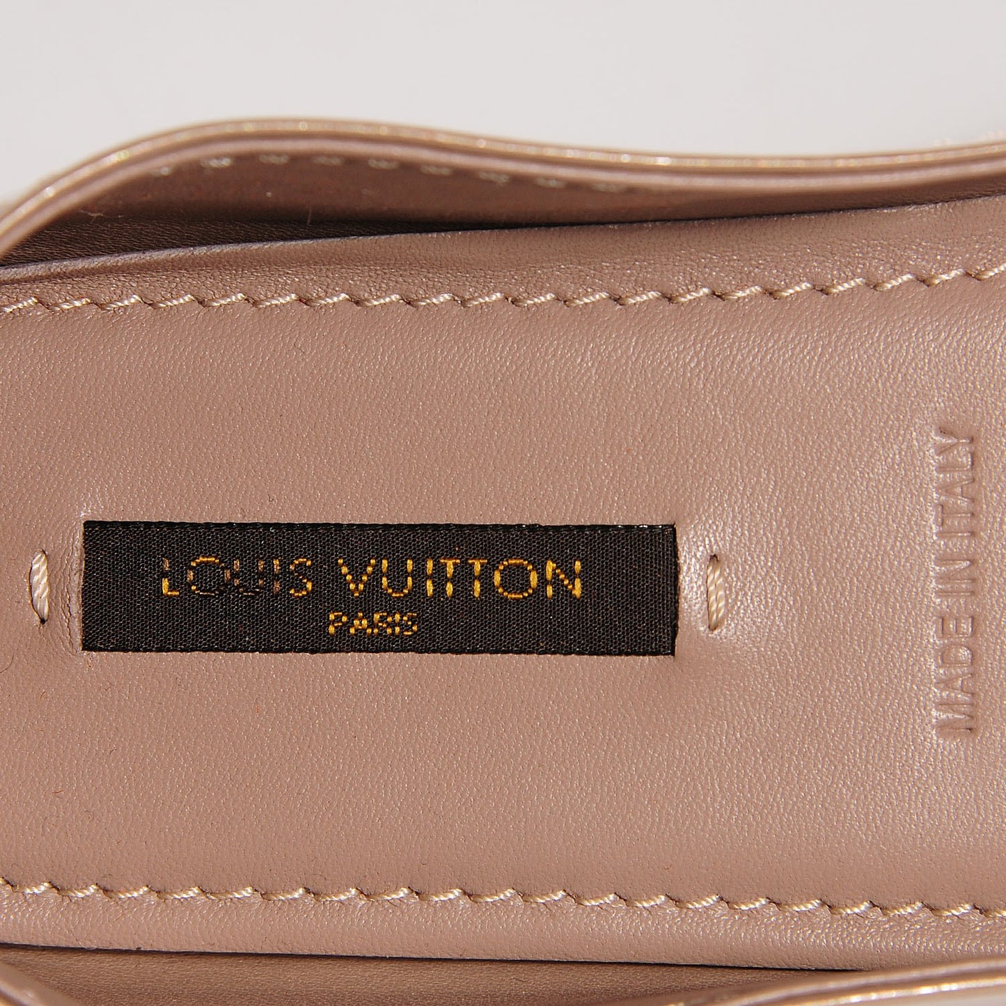 Patent Calfskin Oxford Ballerina Flats 36.5 Rose Poudre