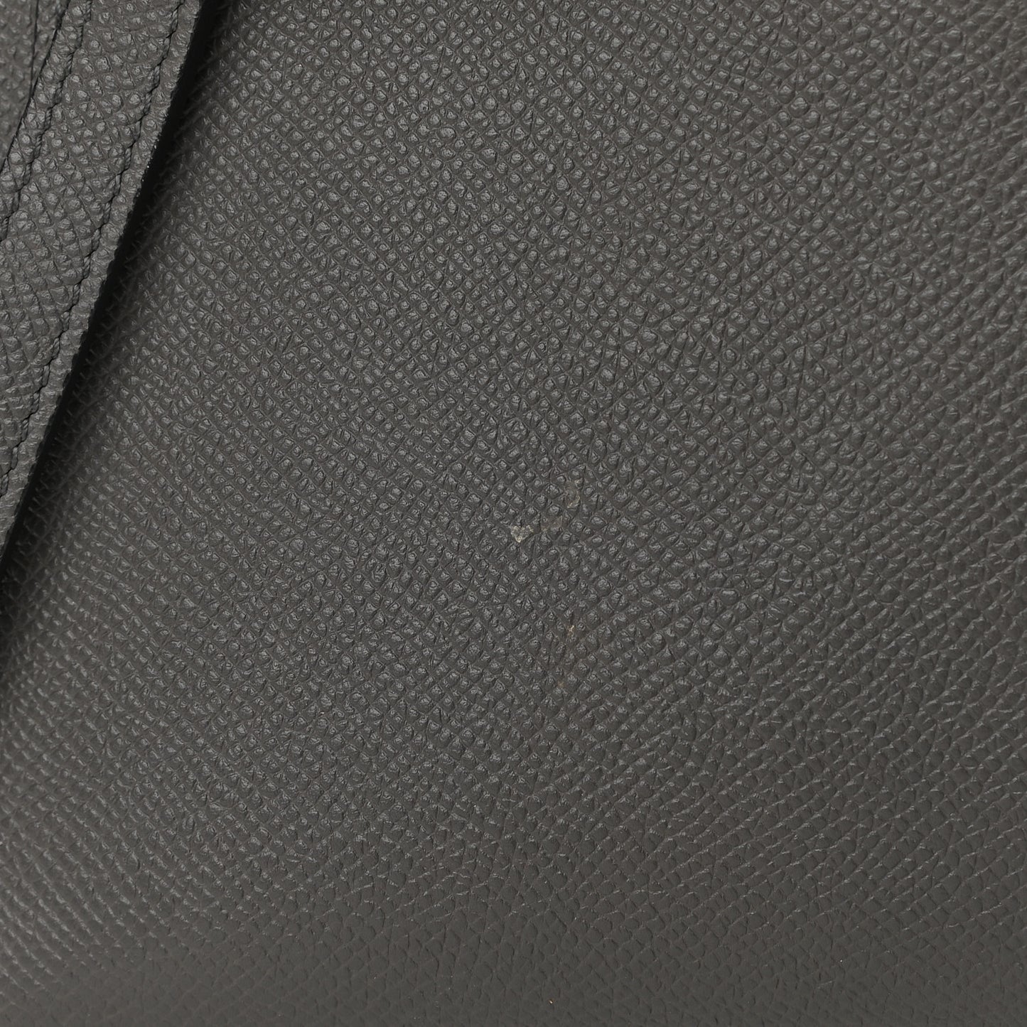 Grained Calfskin Nano Belt Bag Grey