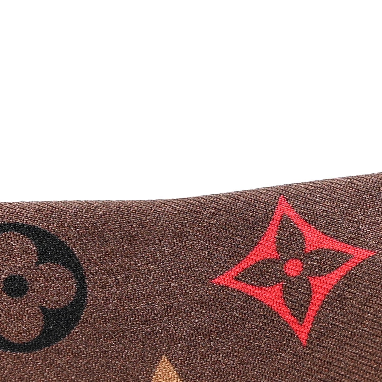 Louis Vuitton Silk Monogram Skyline Bandeau Marron 5 of 9