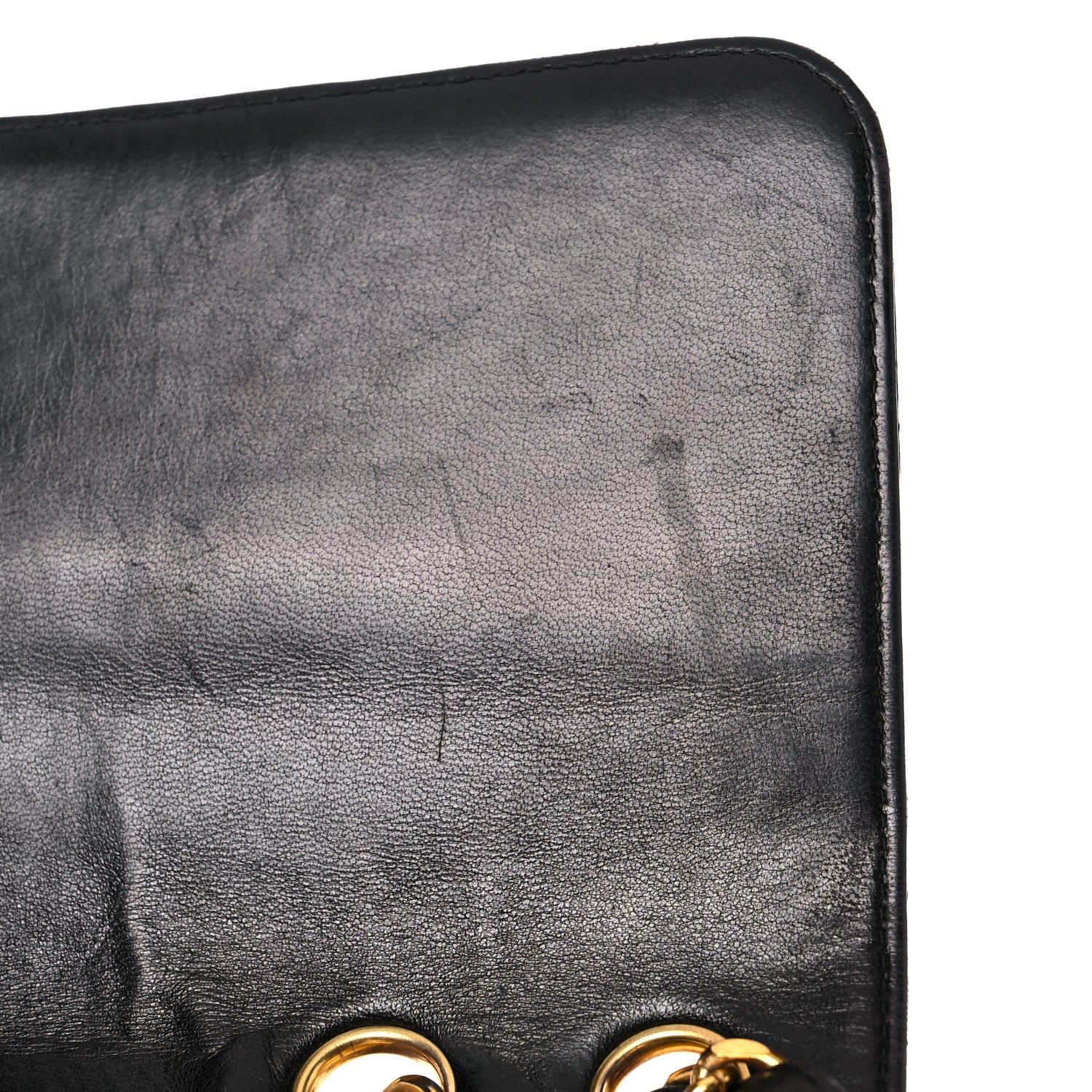 Chanel Lambskin Quilted Jumbo Single Flap Black 15 of 26