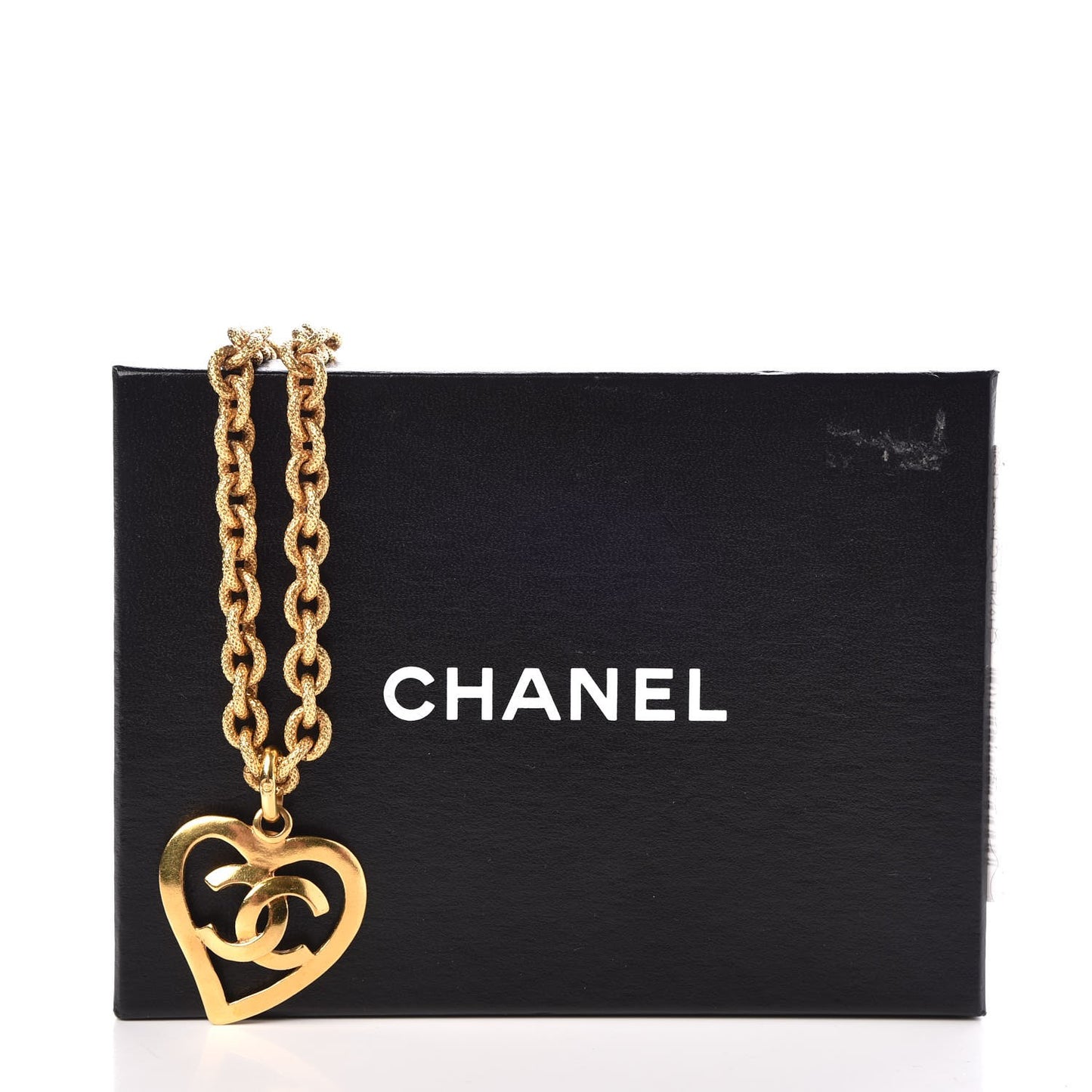 CC Heart Chain Pendant Necklace